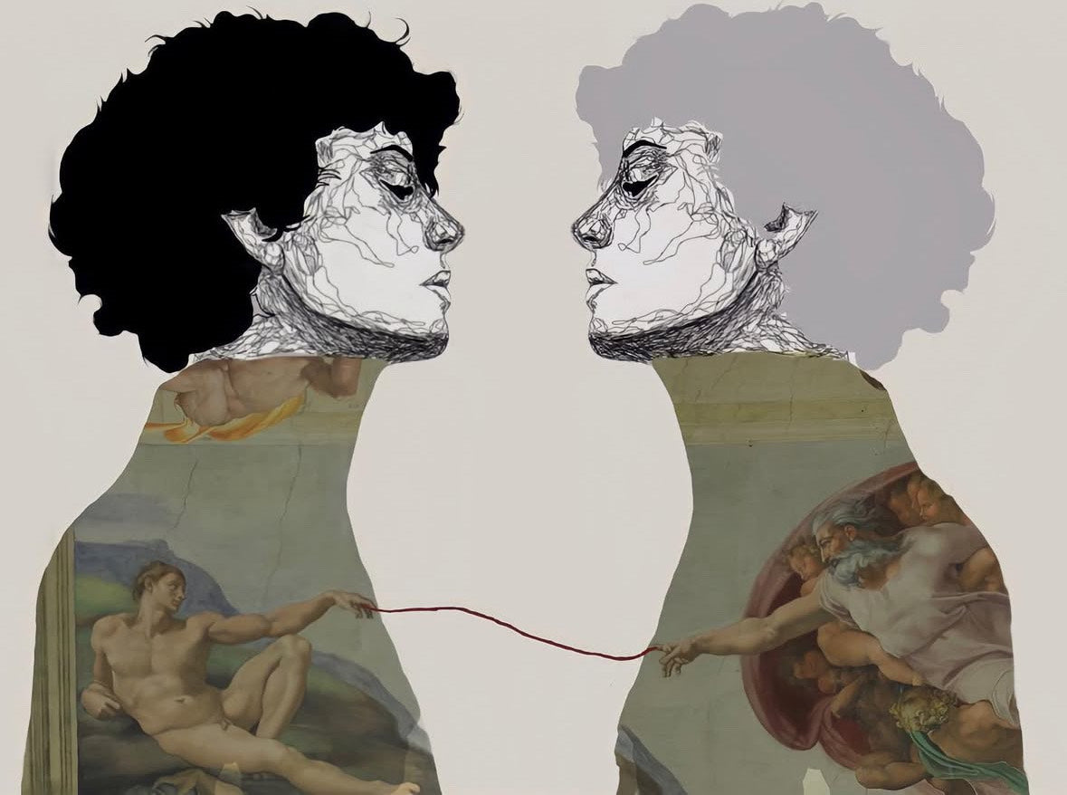 The Creation of Adam by Ahmed Ashour