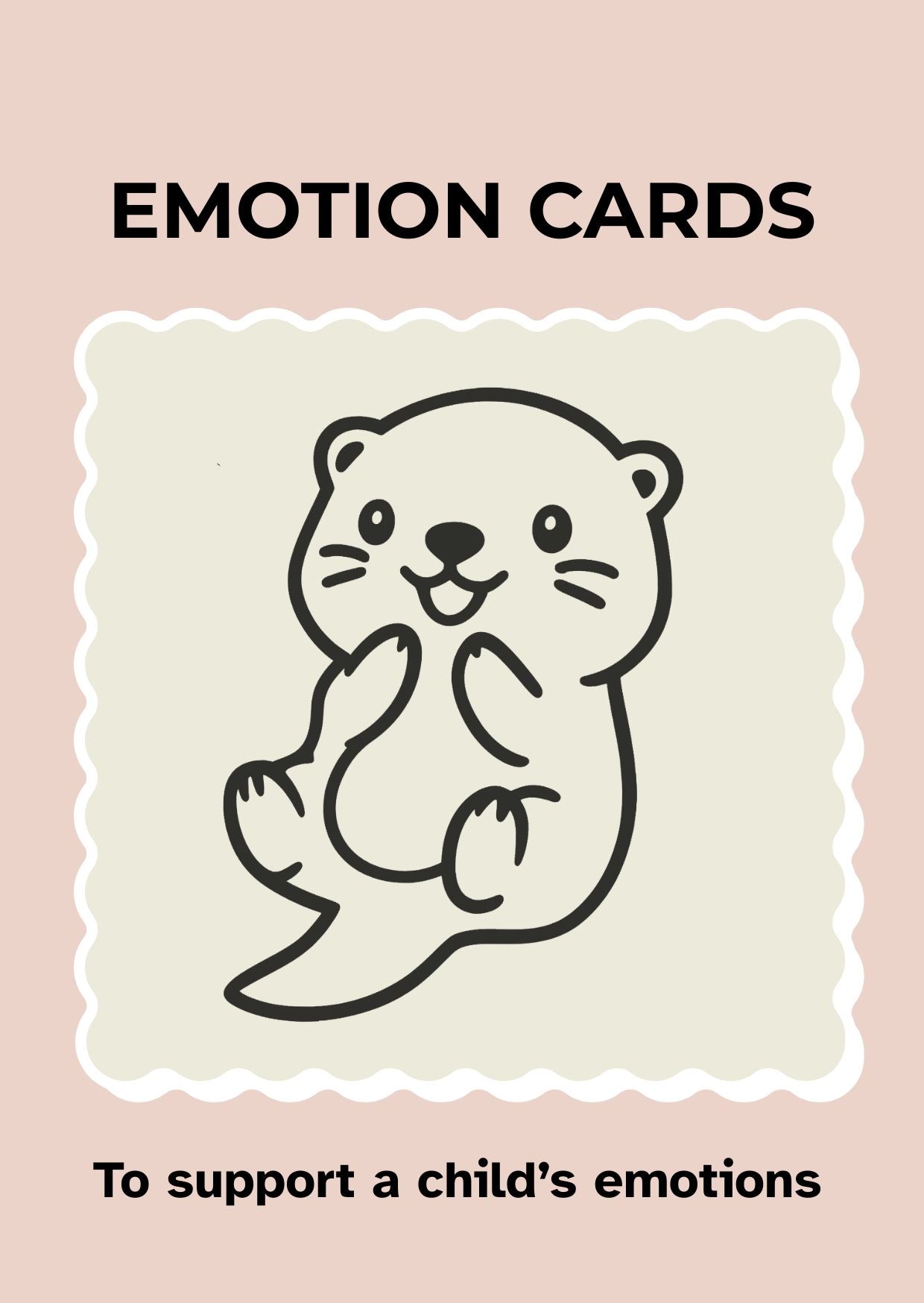 Emotion Cards for Children – 18 Simple Emotion Cards (Digital PDF)