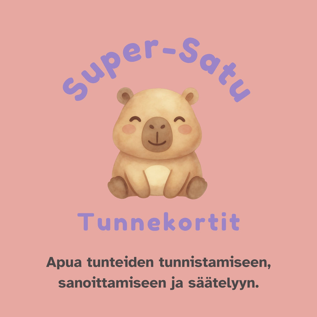 Super-Satu Tunnekortit – lapsen tunteiden tueksi