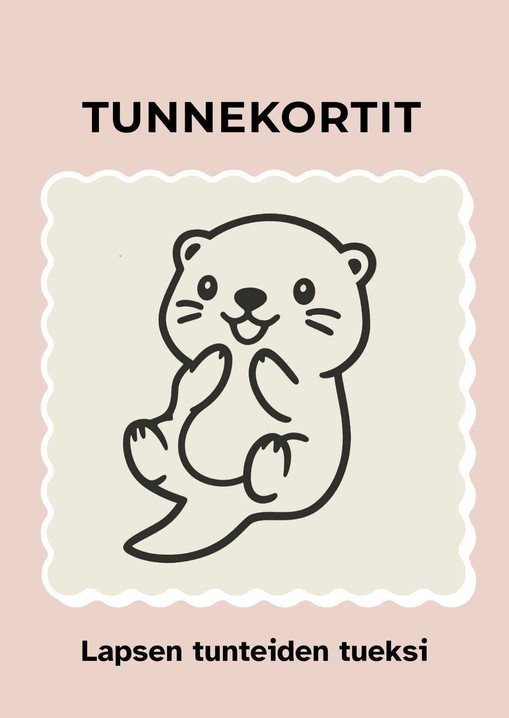 Tunnekortit lapselle – 16 selkeää tunnetta arkeen (digitaalinen PDF)